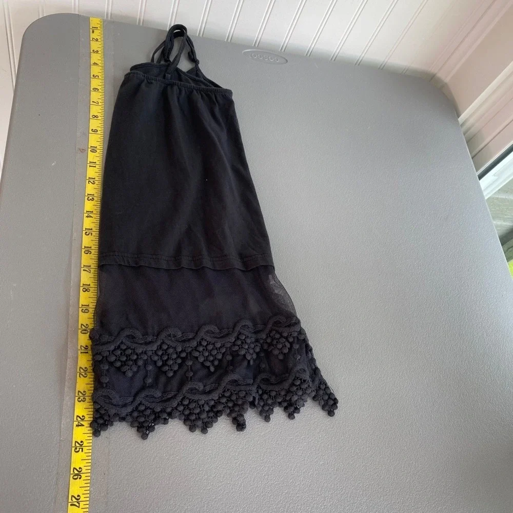 Winter Lennon Womens Whimsigoth Mesh Crochet Trim Cami Top Size S Fairy Grunge - Picture 10 of 11